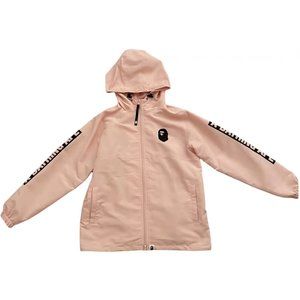 A Bathing Ape Women’s Polyester Shell Windbreaker in Pink